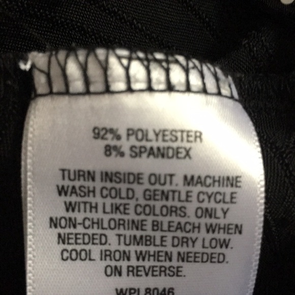 JM Collection women’s. Size 1X, Black, sequined blouse - Picture 6 of 7